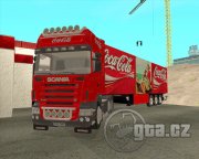 Coca Cola Truck + Trailer